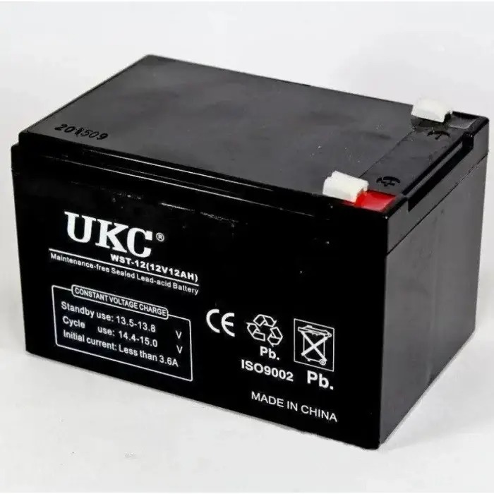Фото 3. Акумуляторна батарея UKC 12v 12 А 12 В 12 А