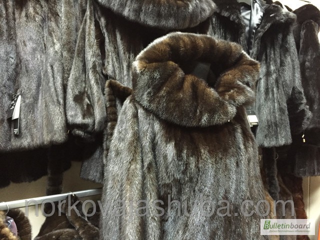 Фото 4. Норковый полушубок с капюшоном кобра распродажа
