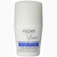 Дезодорант шариковый для чувствительной кожи без солей алюминия Dry Touch 24H Vichy