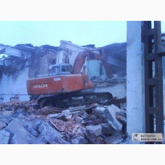 Демонтаж зданий Киев. Снос строений, домов. Разрушение бетона
