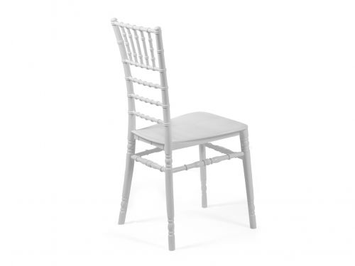Фото 3. Штабелируемый стул Чиавари, пластиковый, белый для свадебной церемонии