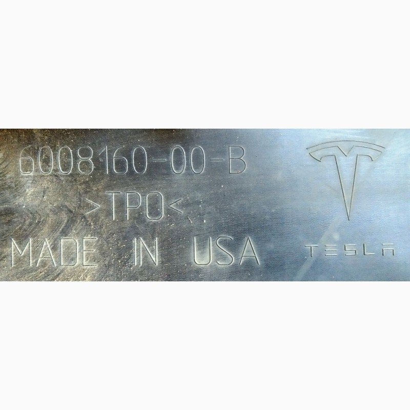 Фото 6. Накладка бампера переднего нижняя (губа) с повреждением Tesla model S 60081