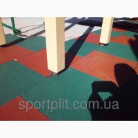 Травмобезопасная резиновая плитка для детских площадок