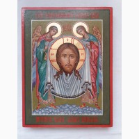 Икона Иисуса Христа «Спас Нерукотворный» Письмо темперой