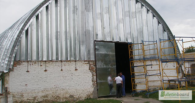 Фото 9. Бескаркасные ангары, склады, перекрытия арочного типа