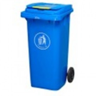 Бак для мусора пластиковый 360л., синий. 360А-2BL