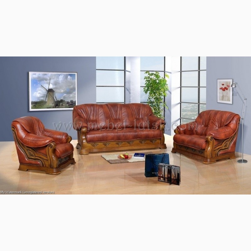 Фото 2. Новая кожаная мебель с Европы (кожаный диван, кресло или угловой диван