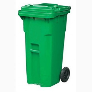 Бак для мусора пластиковый 240л., зеленый. 240E-14G
