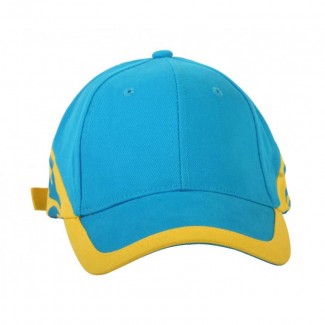 Патриотическая желто-голубая кепка