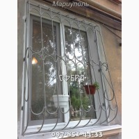 Решетки на окна. Металлические кованые оконные решетки. Мариуполь