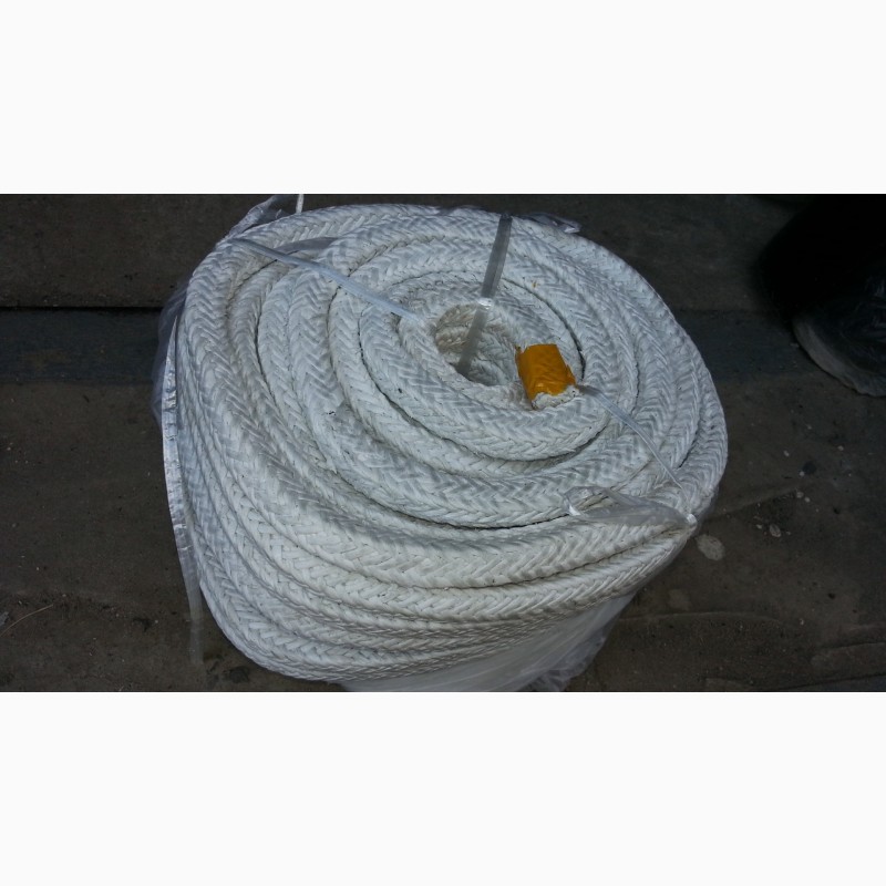 Фото 3. Уплотнительный квадратный плетеный шнур (для твердотопливных котлов)