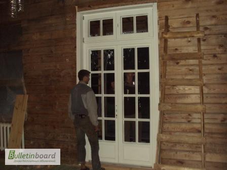 Фото 2. Компания Панорама предлагает изготовление, монтаж и ремонт деревянных евро окон