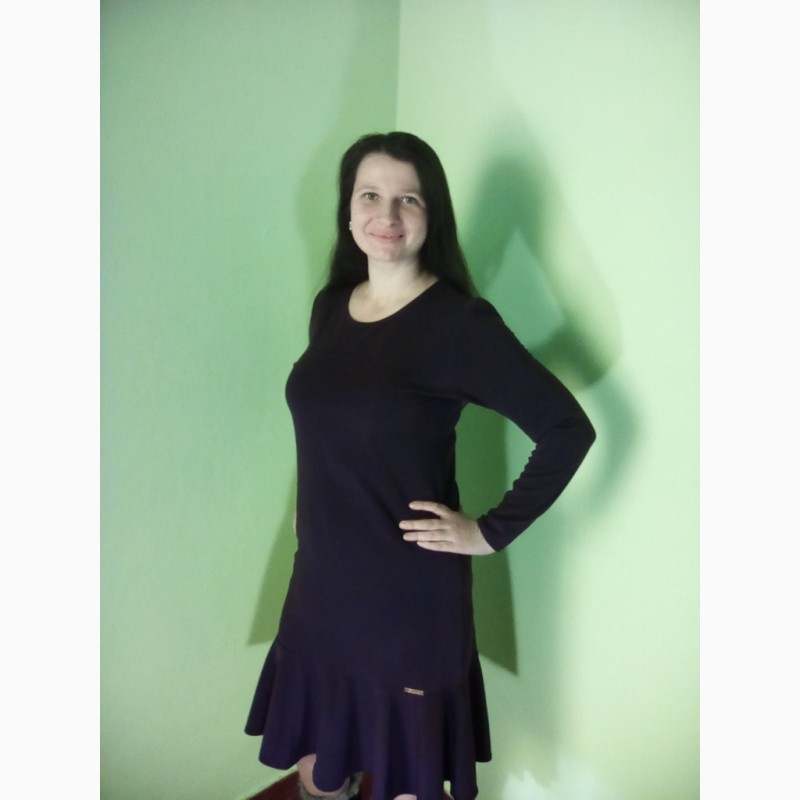 Фото 13. Платья фиолетовые и бирюзовые трикотажные(48, 50, 52 размеры)
