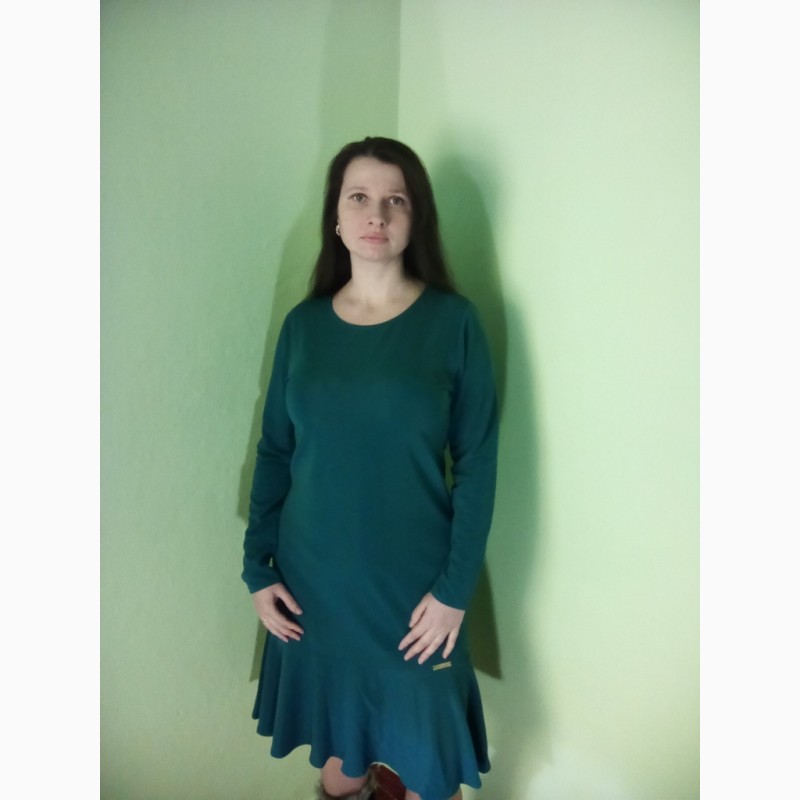 Фото 15. Платья фиолетовые и бирюзовые трикотажные(48, 50, 52 размеры)