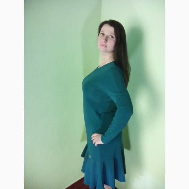Фото 16. Платья фиолетовые и бирюзовые трикотажные(48, 50, 52 размеры)