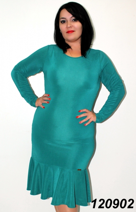 Фото 9. Платья фиолетовые и бирюзовые трикотажные(48, 50, 52 размеры)