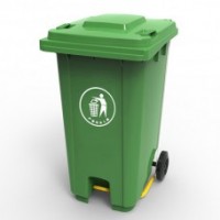 Бак для мусора з педалью 240л., зеленый. 240U-19G