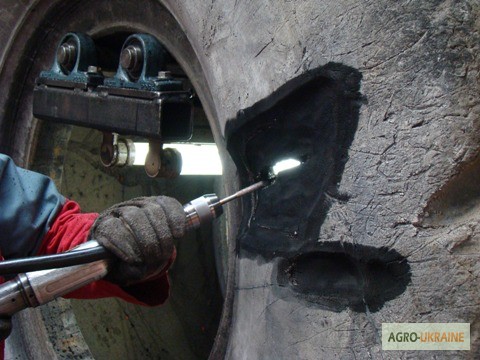 Фото 2. Ремонт и восстановления крупногабаритных шин в Днепре