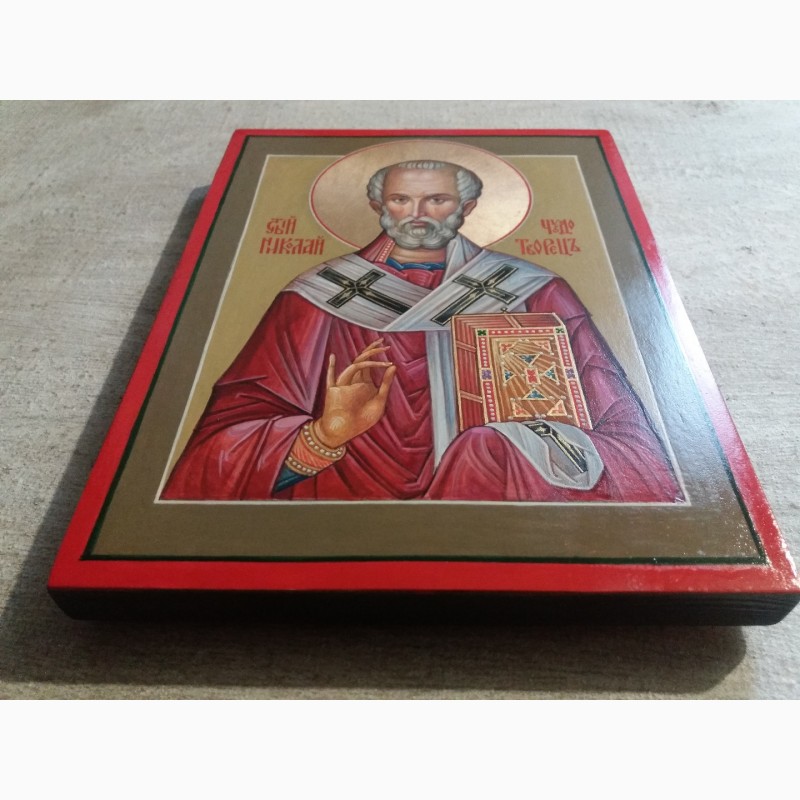 Фото 4. Икона Николай Чудотворец, епископ Мир Ликийских. Никола Мирликийский