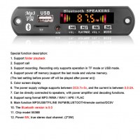 MP3 модуль декодер Bluetooth 3.7-5 v вольт