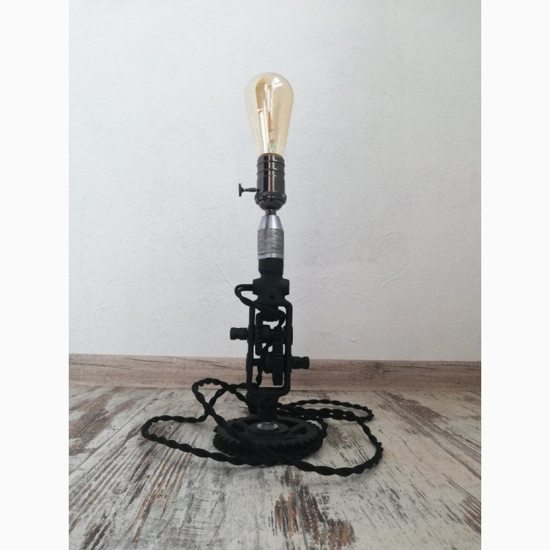 Настільна лампа ручна дриль лофт декор ретрофт декор ретро