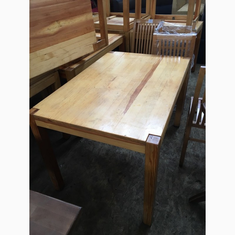 Фото 3. Столы из сосны б/у для кафе, бара, стол деревянный б/у