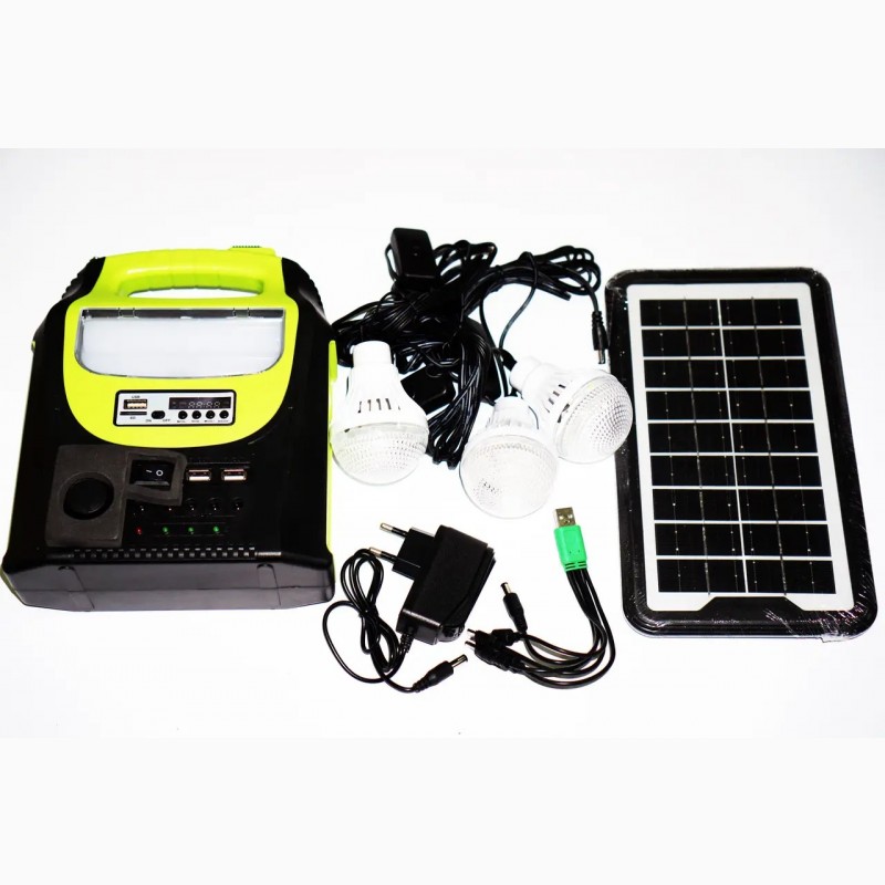 Фото 3. Solar GDPlus GD-8071 + FM радио + Bluetooth портативная солнечная автономная система
