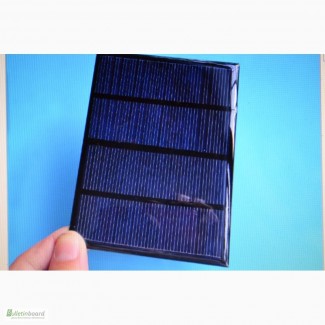 Солнечная поликристаллическая панель 12 В 100 мA 1.5 Вт + Диод