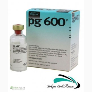 ПГ – 600 (PG-600), 1 фл. х 5 мл (1 доза) + растворитель 5 мл, Intervet (Нидерланды)