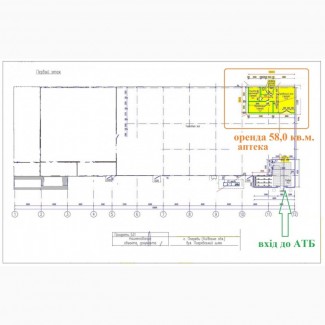 Оренда 58 кв.м. тільки для аптек