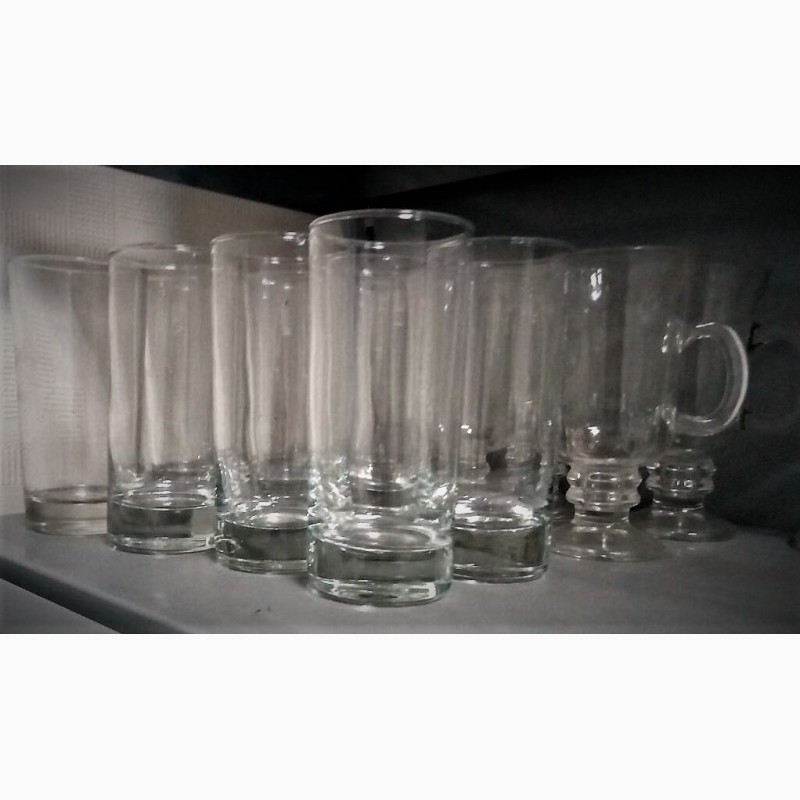 Фото 10. Бокалы, стаканы, чашки, рюмки в ассортименте БУ