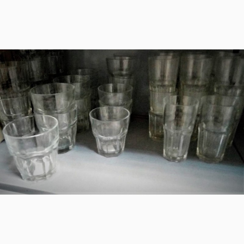 Фото 4. Бокалы, стаканы, чашки, рюмки в ассортименте БУ