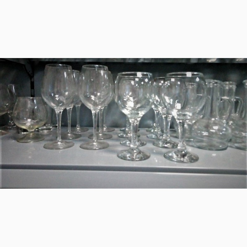 Фото 5. Бокалы, стаканы, чашки, рюмки в ассортименте БУ