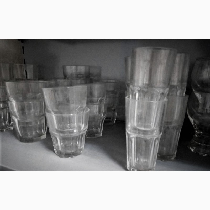 Фото 8. Бокалы, стаканы, чашки, рюмки в ассортименте БУ