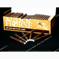 Акция!! Сигаретные гильзы Dark Horse коричневые | От ТАБАК ОПТ
