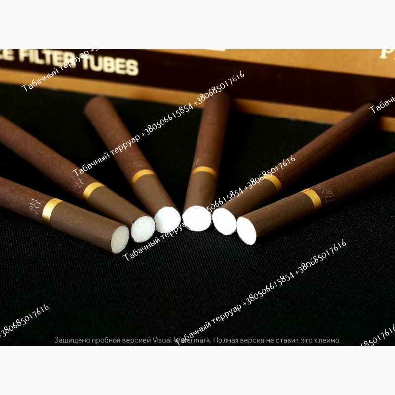 Фото 2. Сигаретные гильзы для табака Dark Horsecopper Edition(коричневые)