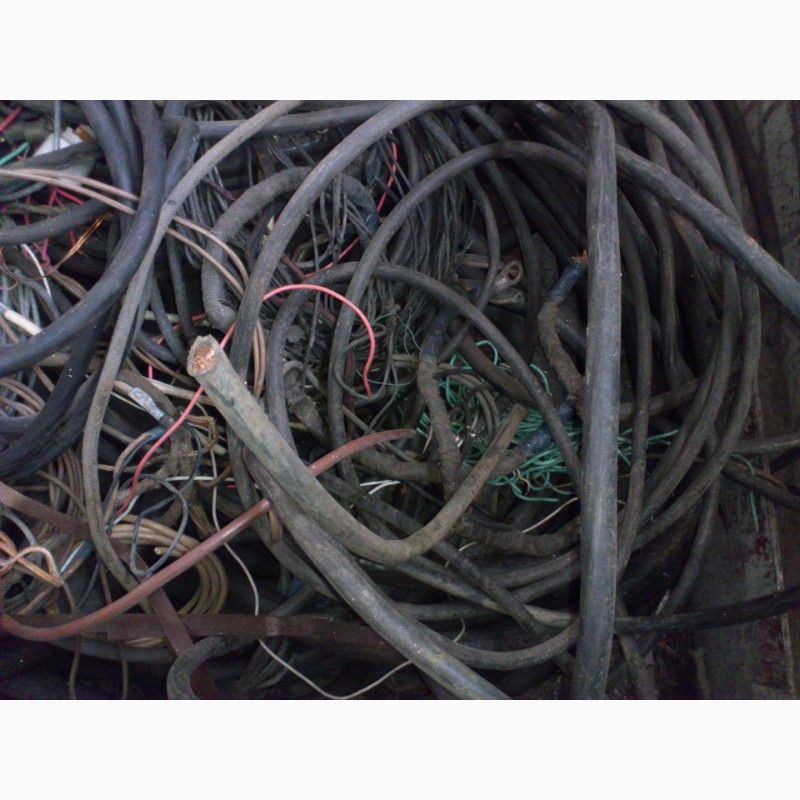 Фото 3. Медный кабель, провода б/у
