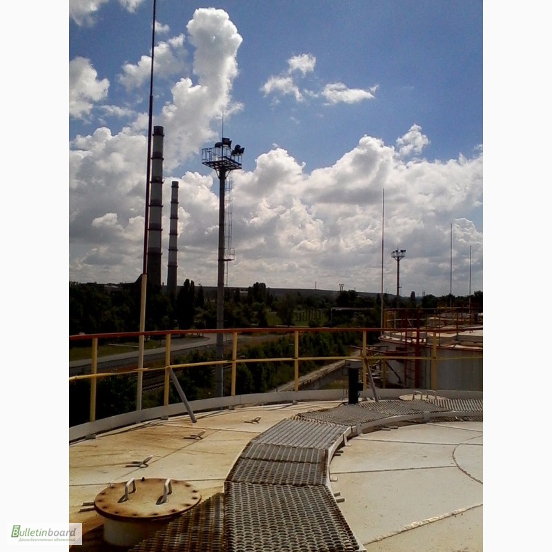 Фото 12. Монтаж резервуаров вертикальных стальных РВС для хранения нефтепродуктов (воды)