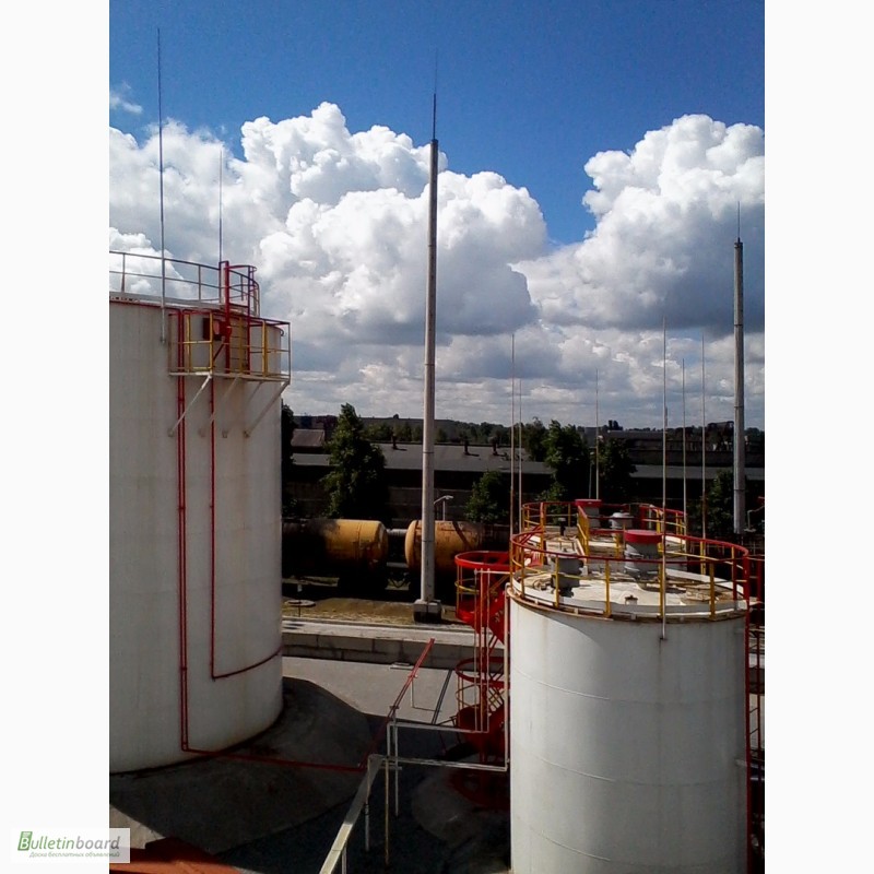 Фото 2. Монтаж резервуаров вертикальных стальных РВС для хранения нефтепродуктов (воды)