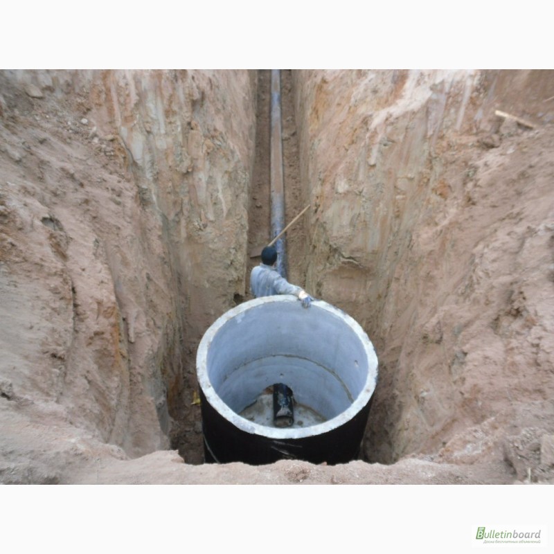 Фото 14. Копка канализации. Выгребная яма под ключ Одесса