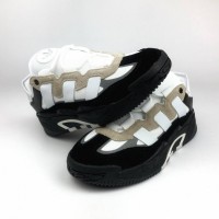 Кросівки чоловічі Adidas Niteball white and black AS036