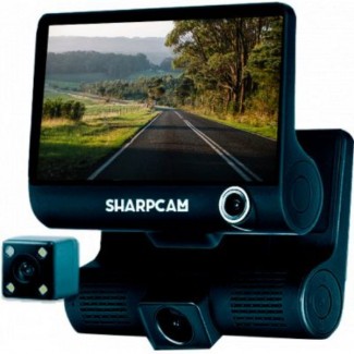 Видеорегистратор Sharpcam z7 авторегистратор 3 камеры