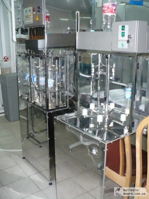 Оборудование для линии розлива минеральной воды в 19 л. бутыли