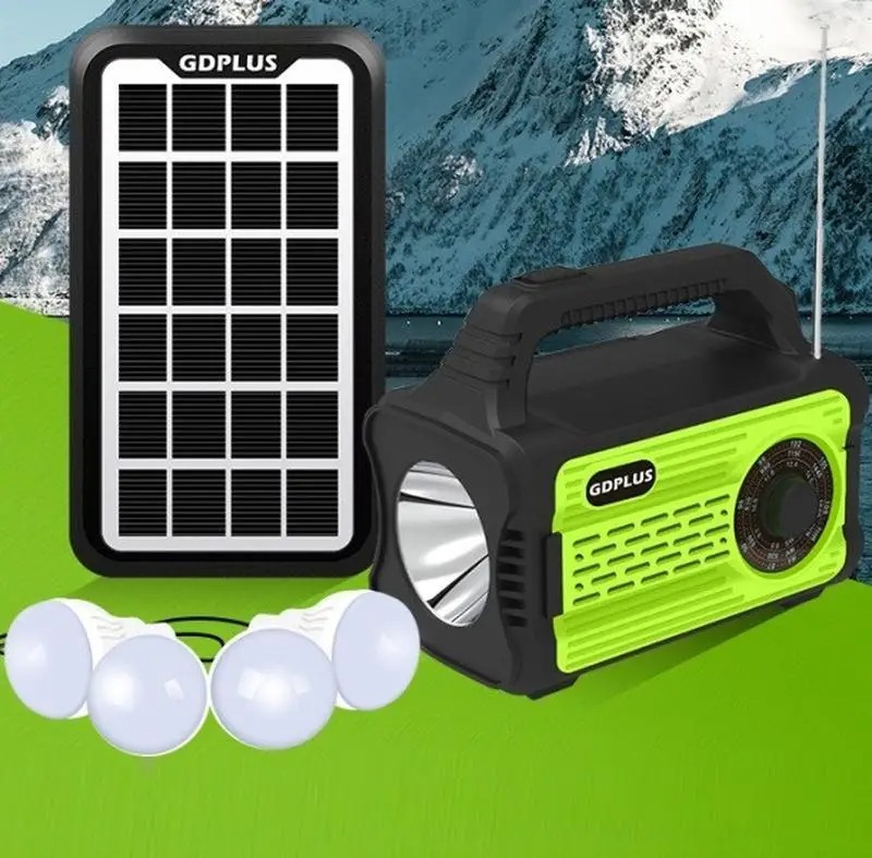 Фото 7. Solar GDPlus GD-8076 портативная солнечная автономная система + FM радио + Bluetooth