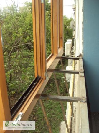 Фото 10. Монтаж деревянных окон и балконов