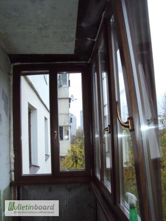 Фото 7. Монтаж деревянных окон и балконов