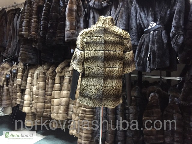 Фото 2. Модная супер куртка из меха камышового кота