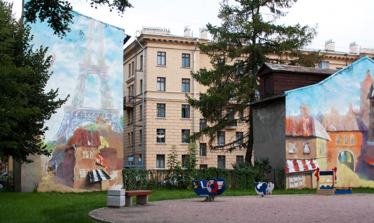 Фото 2. Художественная роспись фасадов под заказ по всей территории Украины