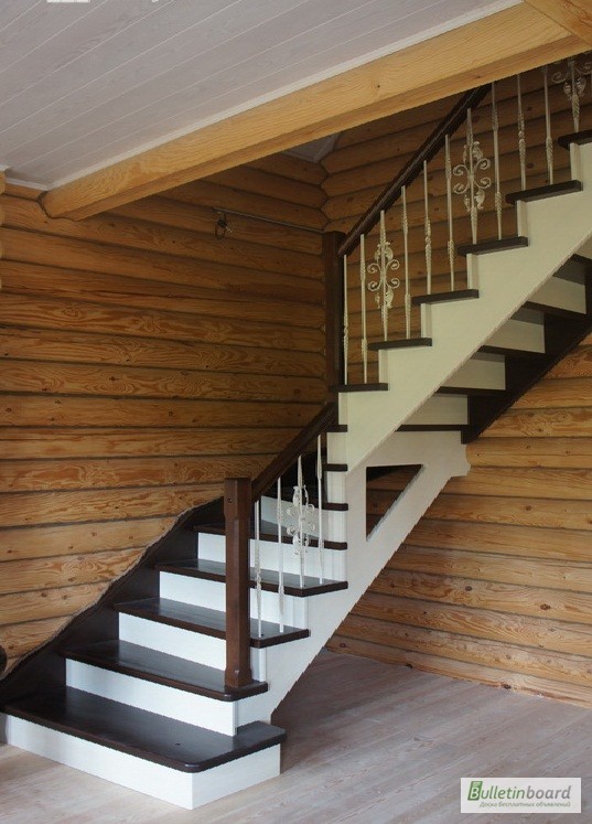 Фото 4. Лестницы из древесины