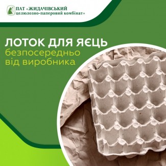 Лоток для 30 шт. яєць від українського виробника повного циклу виробництва
